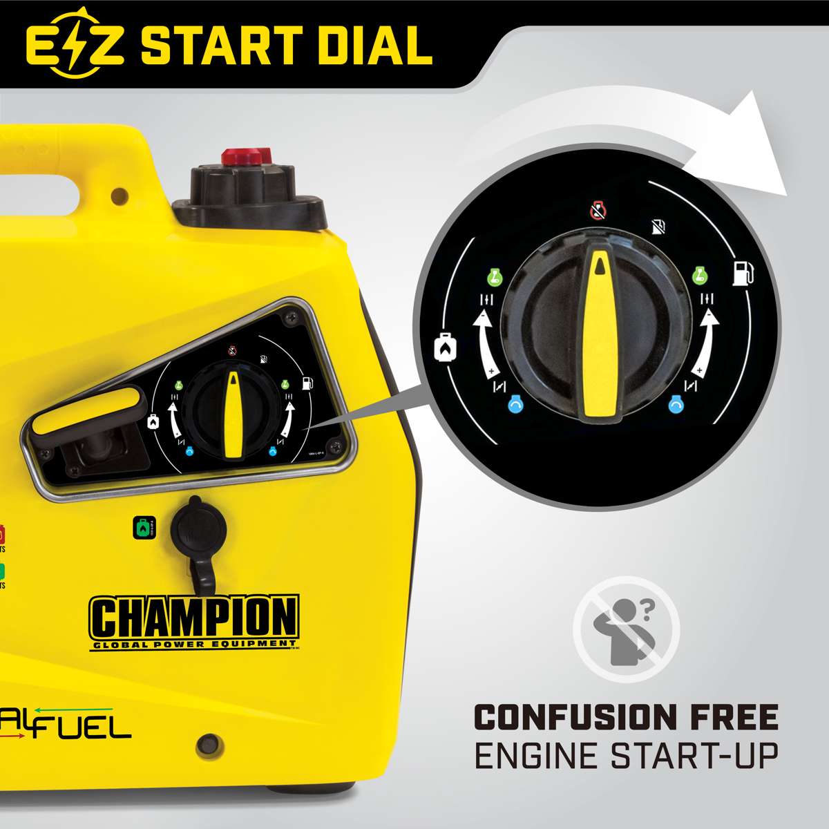 Champion 2000 Watt LPG Dual Fuel Inverter Generator