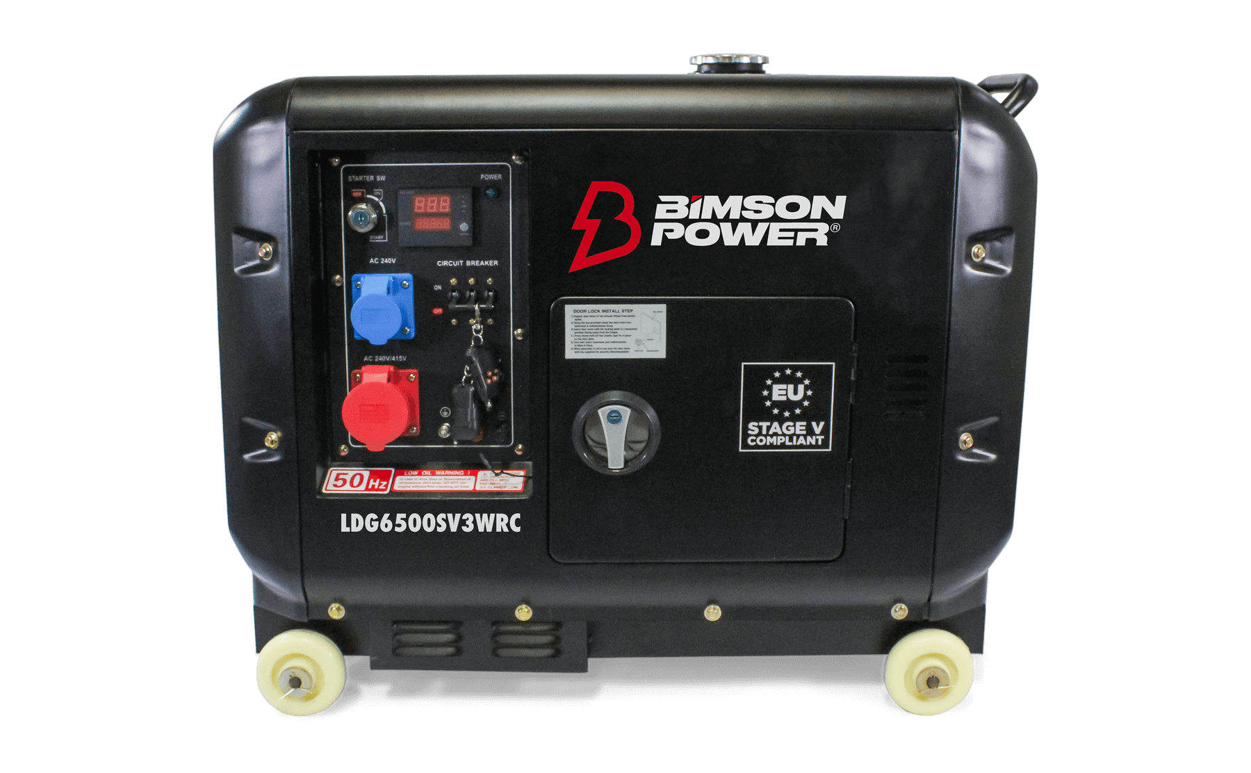 Bimson Power 6.25 kVa Diesel Generator 3 Phase - Wireless Remote Start