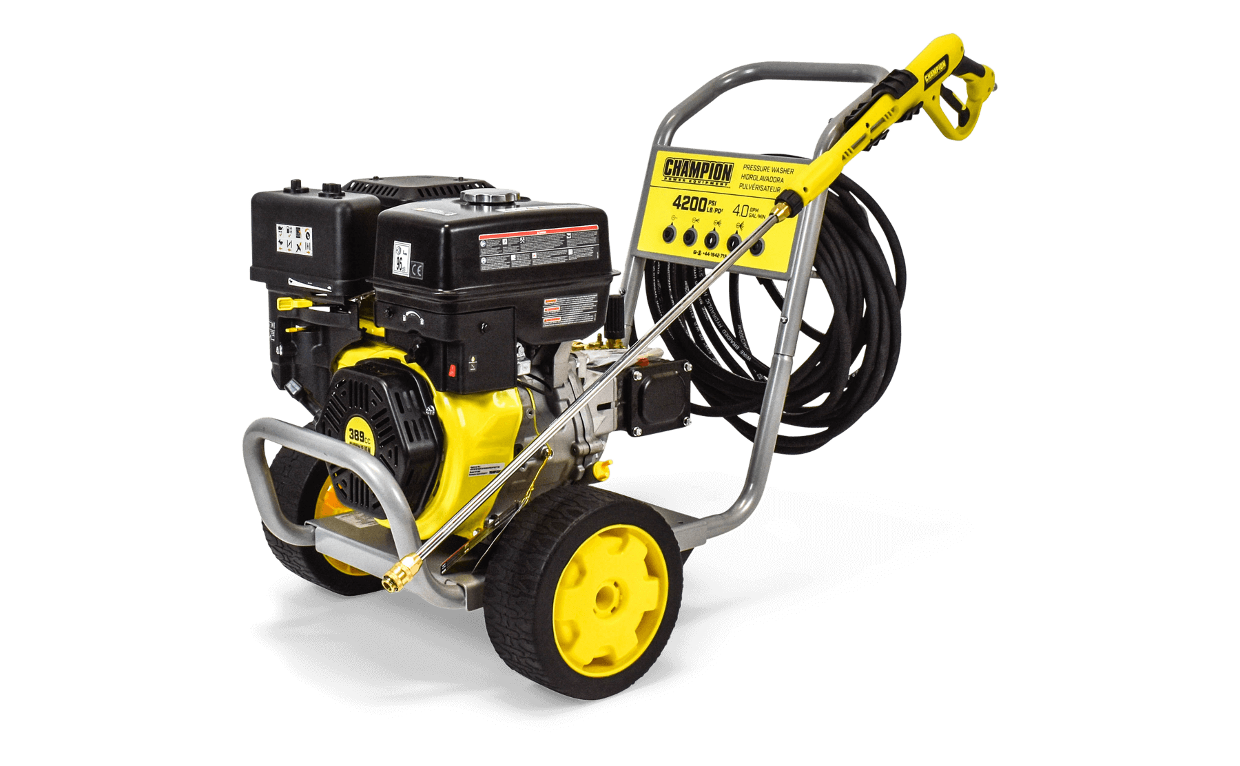 Champion Petrol Pressure Washer 289 Bar (4200 PSI) 15.1 LPM