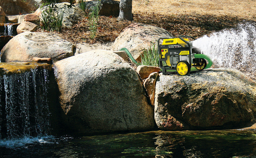 Champion 7.5 cm Clean/Dirty Water Pump with Hose Kit