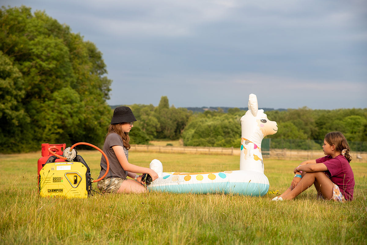 Champion 2200 Watt "Mighty Atom" Dual Fuel Inverter Generator