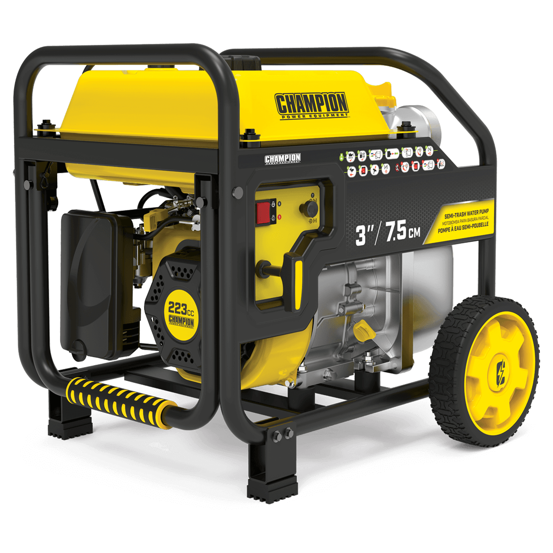 Champion 7.5 cm Clean/Dirty Water Pump with Hose Kit