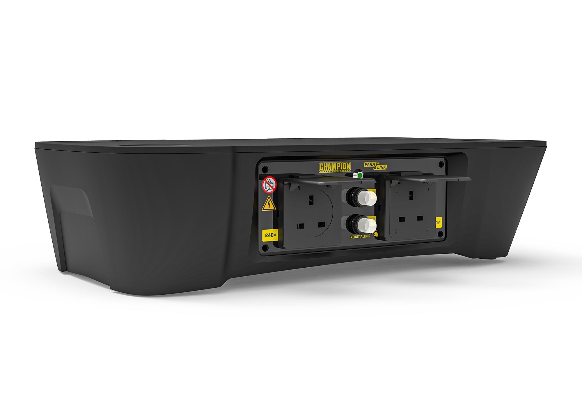 Side and front of Champion Parallel Kit with plugs