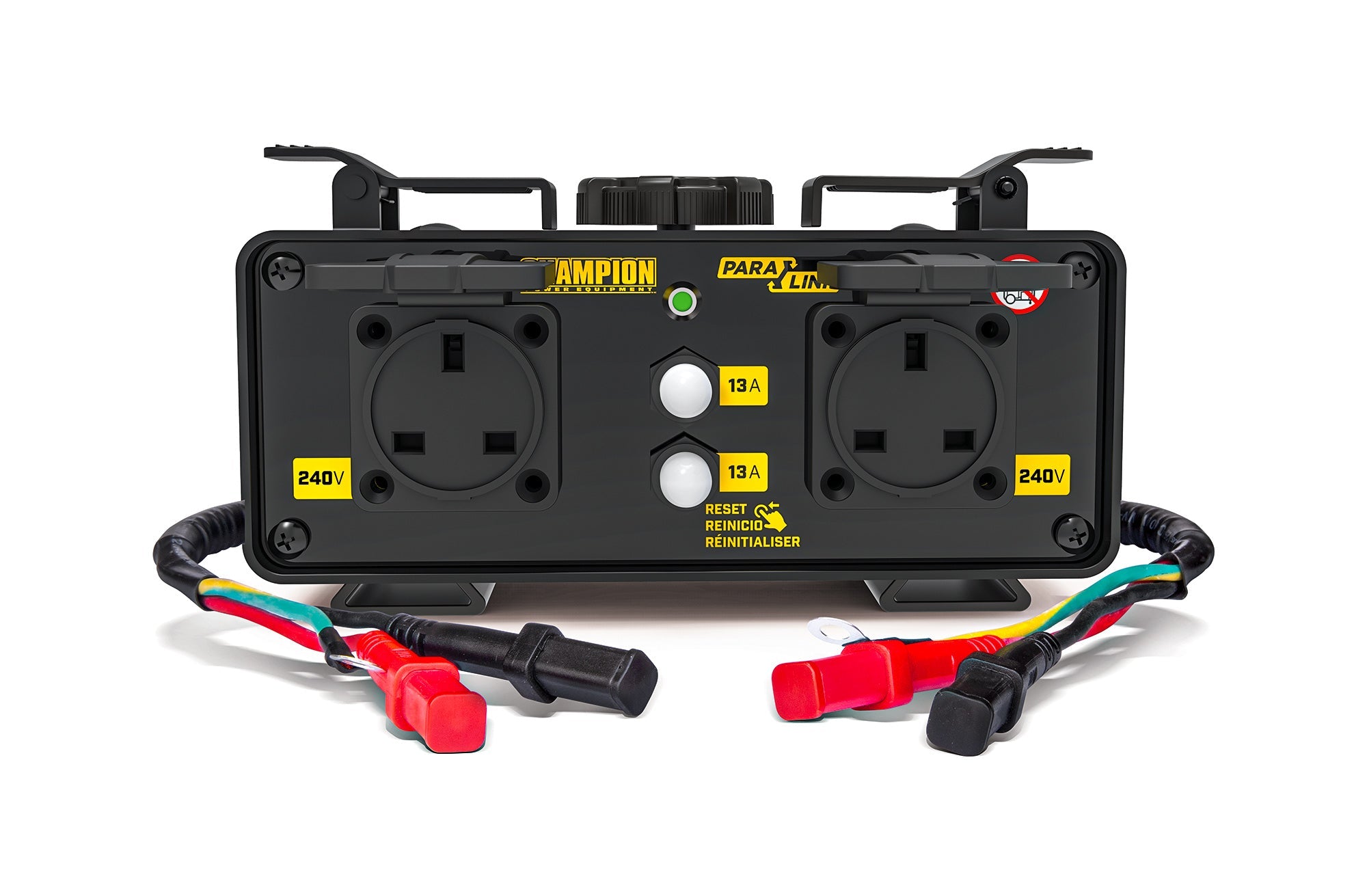 Side view of Champion Parallel Kit for 92001i Mighty Atom Models with connecting cords