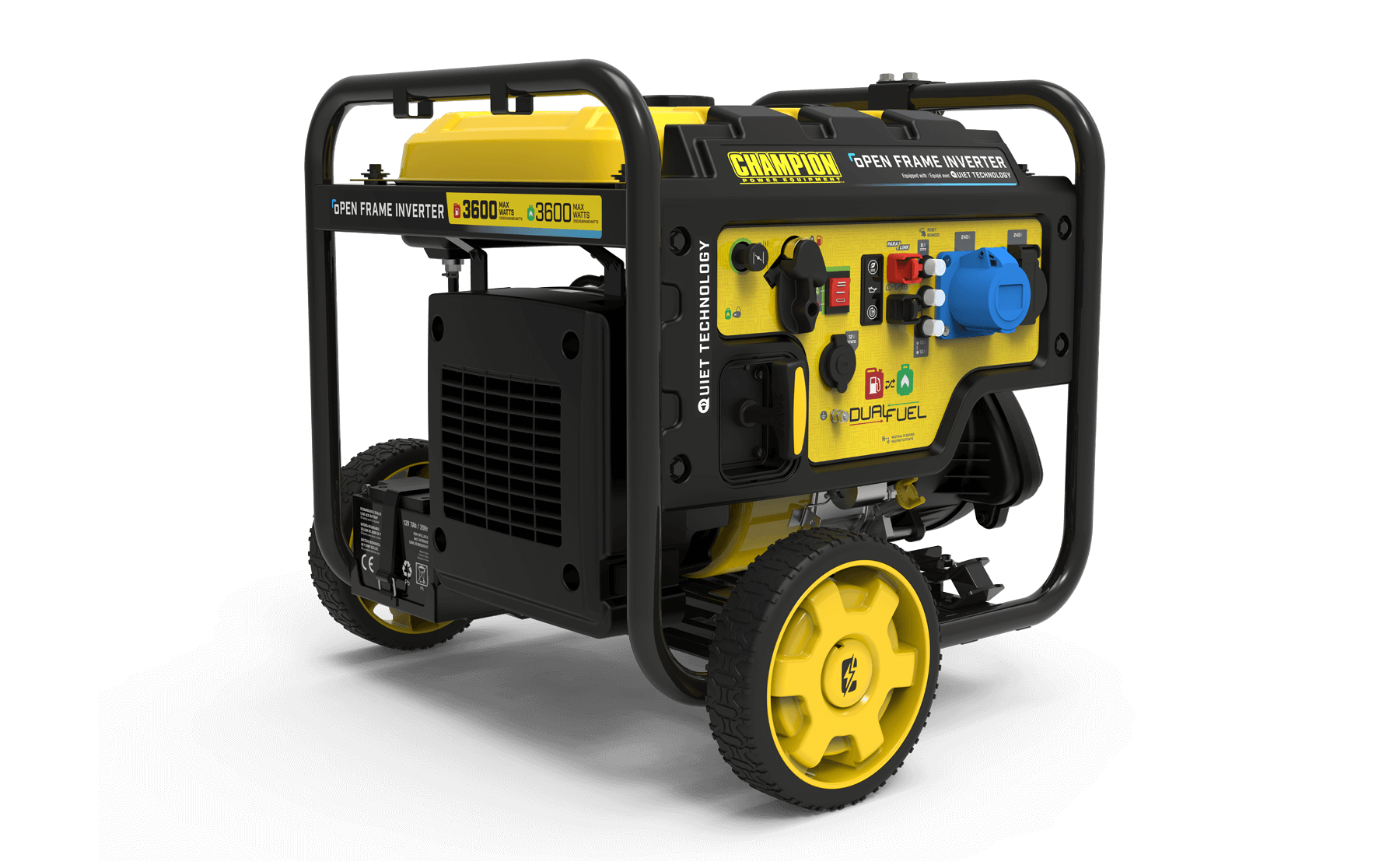 Champion 3600 Watt LPG Dual Fuel Digital Hybrid Inverter