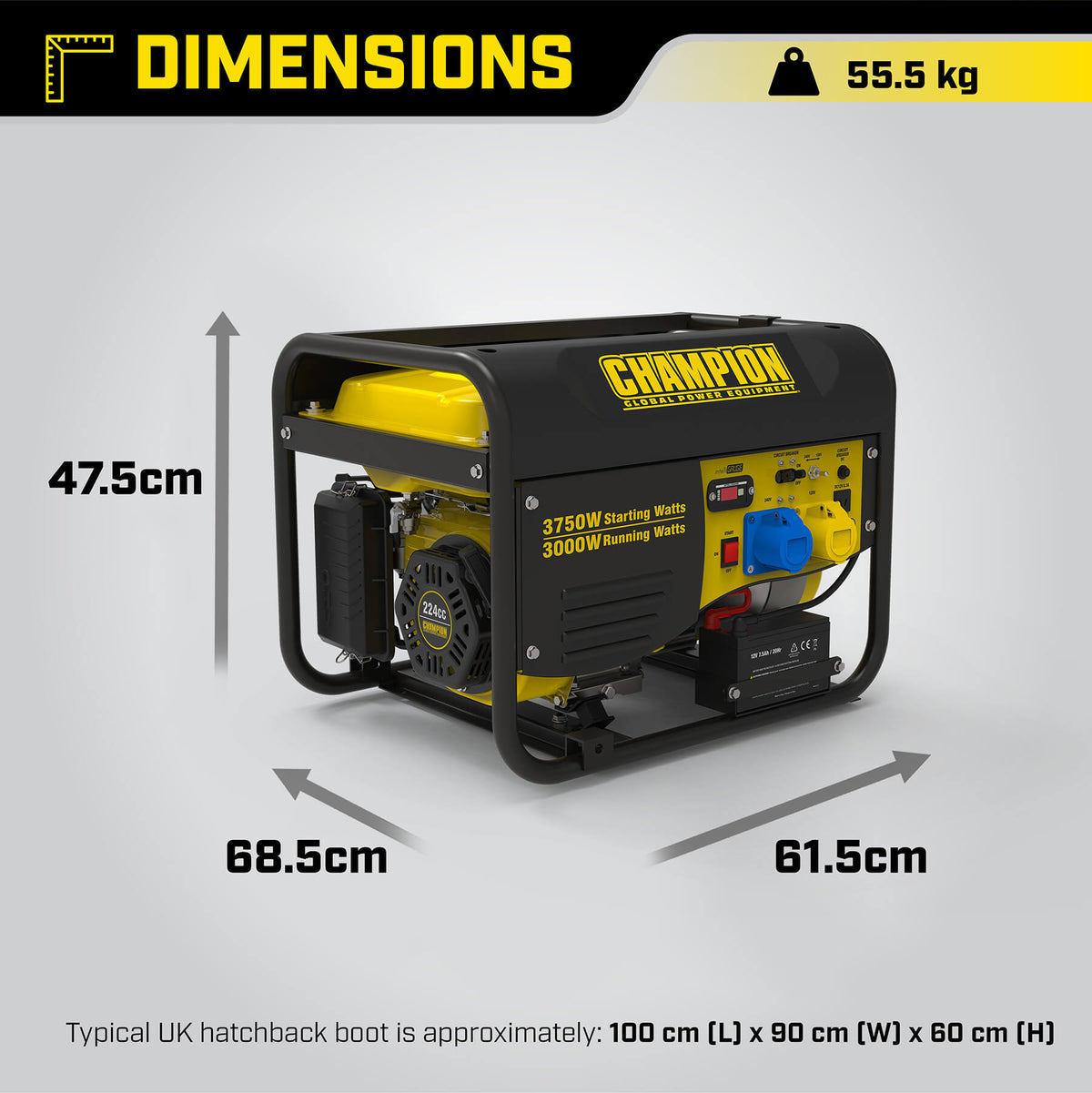 Champion 3500 Watt Petrol Generator