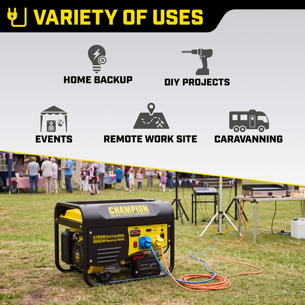 Champion 3500 Watt Petrol Generator