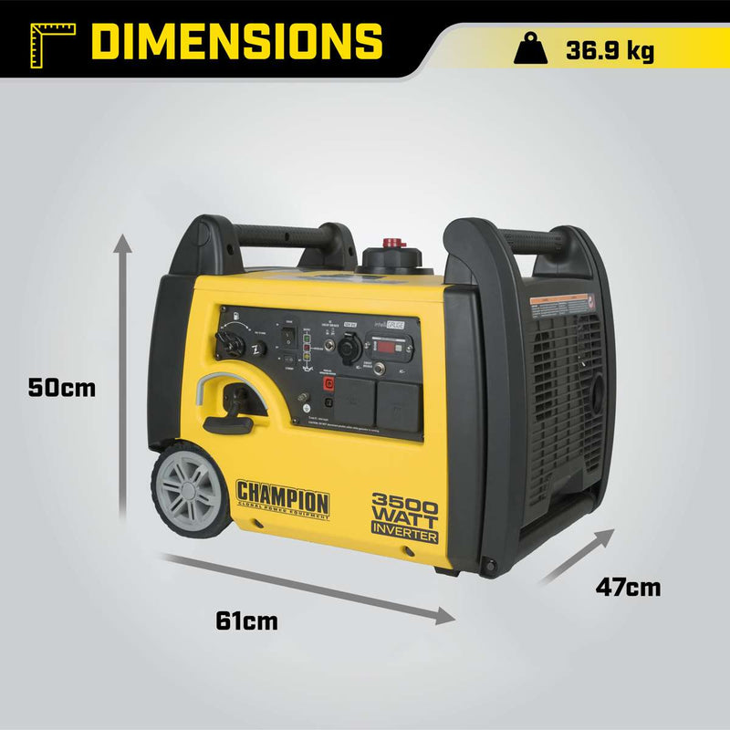 Champion 3500 Watt Inverter Petrol Generator