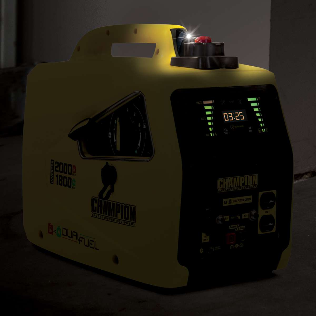 Champion 2000 Watt LPG Dual Fuel Inverter Generator