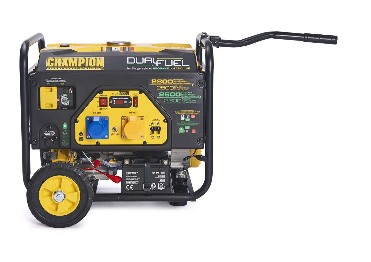 Champion 2800 Watt LPG Dual Fuel Generator With Electric Start
