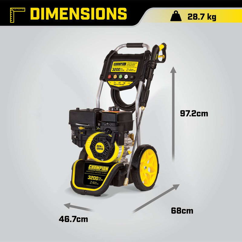 Hot Water DIESEL Skid Pressure Washer 4GPM 3200PSI Tank by Water Cannon