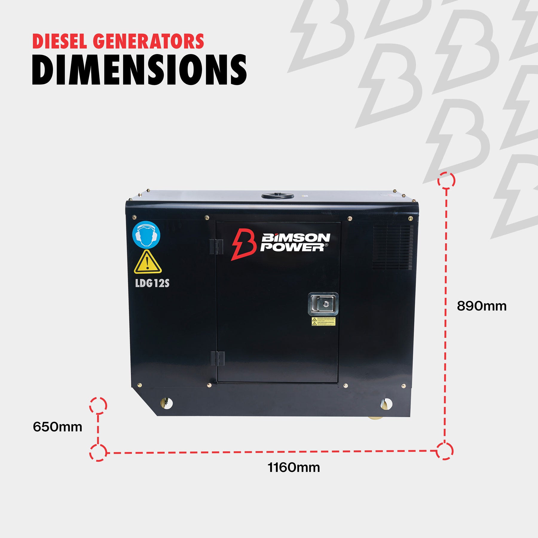 Bimson Power 12.5 kVa Diesel Generator 3 Phase