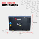 Bimson Power 15 kVa Diesel Generator 3 Phase