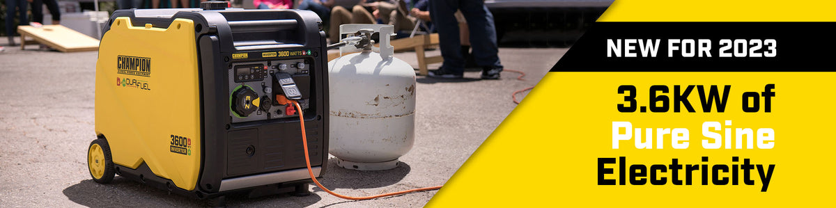 New for 2023 - 3600 Watt Inverter Generator