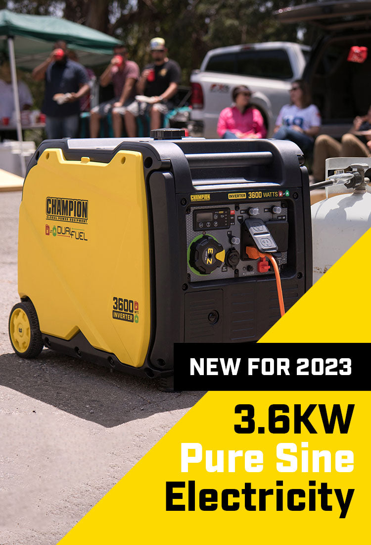 New for 2023 - 3600 Watt Inverter Generator with pure sine wave electricity