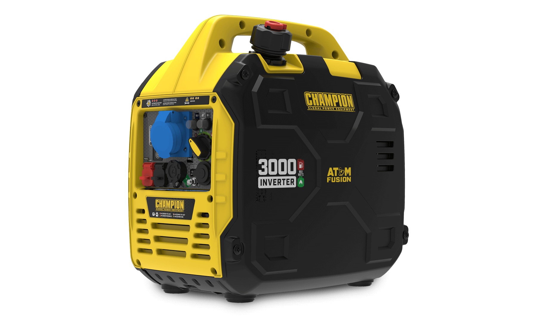 Champion 3000 Watt "Atom Fusion" LPG Dual Fuel Inverter Generator