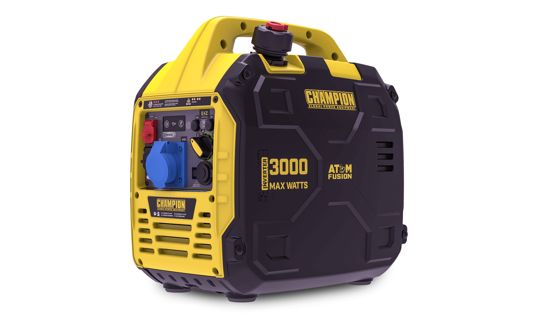 Champion 3000 Watt "Atom Fusion" Petrol Inverter Generator